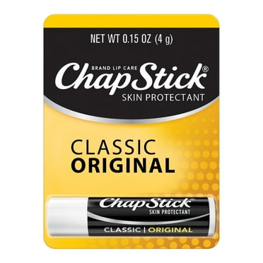ChapStick Classic Original Lip Balm Tubes - 0.15 Oz (Pack of 12)