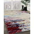thumbnail image 2 of Ahgly Company Indoor Rectangle Mid-Century Modern Rose Purple Oriental Area Rugs, 5' x 7', 2 of 6