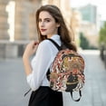thumbnail image 6 of FORMRS Mini Backpack Purse for Women Quilted Travel Daypack Casual Shoulder Bag, Abstract Boat Ride, 6 of 7