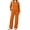 Caramel, variant on Two Piece Sets for Women Fall Winter Fashion Tracksuit Outfits Lapel Long Sleeve Zip Up Tops and Pants Lounge Sets