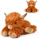 thumbnail image 1 of Animal de peluche Bobbie & Laxi Highland Cow, apto para microondas y refrigeración, 1 of 7