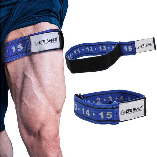 Bandas de entrenamiento por oclusión BFR BANDS doble vuelta 7,5 cm