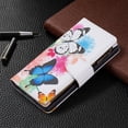 thumbnail image 4 of Samsung Galaxy S22 Ultra Wallet Case, Dteck Zipper Pocket 9 Card Slots Wallet Phone Case with Hand Strap For Samsung Galaxy S22 Ultra 6.8 inch 2022,White Butterfly, 4 of 5