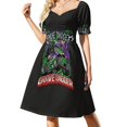 thumbnail image 1 of Vestido clásico de manga corta para fanáticos del arte, vestidos de novia, vestidos para mujer, monster jam, grave digger, monster truck, 1 of 7
