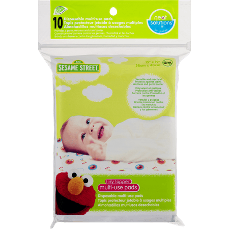 Neat Solutions Multi-Use Pads, Sesame Street, 10 Ct