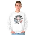 thumbnail image 4 of Patriotic Vintage American Mechanic Unisex Fleece Graphic Zip Up Hoodie Brisco Brands 4X, 4 of 6