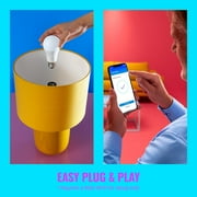 WiZ LED Smart Wi-Fi Connected 60-Watt A19 Color & Tunable White Light Bulb, Dimmable, 2-Pack