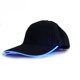 thumbnail image 1 of Sombrero de béisbol luminoso LED para hombre y mujer, gorra de béisbol con visera, Color sólido, para fiesta de navidad, 1 of 4