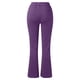 thumbnail image 5 of Leggings de yoga de cintura alta para mujer - Pantalones deportivos para entrenar, color liso, cintura elástica - Ropa deportiva para todas las estaciones, 5 of 5