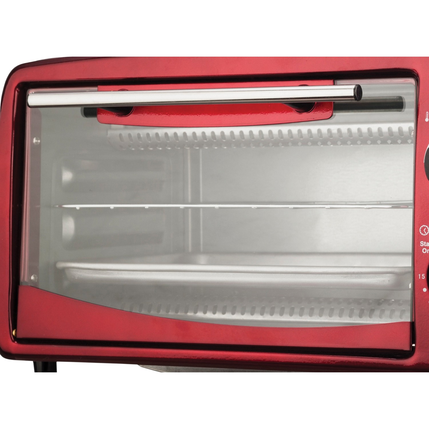 Brentwood Appliances TS-345R Stainless Steel 4 Slice Toaster Oven, Ruby Red - image 2 of 5