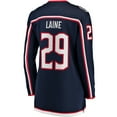 thumbnail image 3 of Women's Fanatics Patrik Laine Navy Columbus Blue Jackets Home Breakaway Jersey, 3 of 3