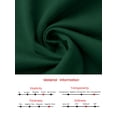 thumbnail image 6 of DARING DIVA Women's Elegant Pencil Dress Lapel V Neck Long Sleeve Dress L Dark Green, 6 of 6