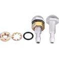 thumbnail image 1 of ZOUSSIQI 2pcs Windshield Washer Nozzle, Universal Car Auto Windshield Wiper Spray Jet Nozzle Replacement Kit(Silver) CA919-42591, 1 of 9