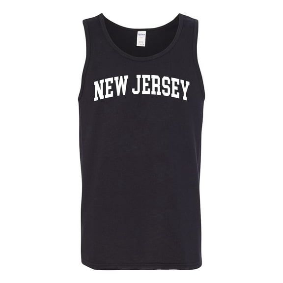 Wild Bobby State of New Jersey College Style Men Tank Top