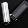 thumbnail image 4 of 2pcs Glass Slide and Stainless Steel Slide Medium Bottleneck Slide for Guitar Bass, 4 of 7