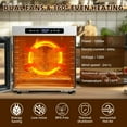 thumbnail image 3 of CERCKER Food-Dehydrator Machine 9 Stainless Steel Trays, 1000W High Watt Fruit Dehydrator Food Dryer, 7.7ft² Beef Jerky Maker Machine 190ºF High Temp Control, 24H Timer Meat Dryer for Jerky, 3 of 8