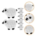 thumbnail image 4 of Figuras de ovejas de animales de resina, Mini decoraciones de ovejas para jardín, estatuas de ovejas de resina, decoraciones de jardín, 8 Uds., 4 of 5