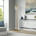thumbnail image 5 of Evelyn&Zoe Shiloh 68" Tall Floor Lamp with Glass Shade, Brass/Seeded, 5 of 8