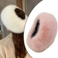 thumbnail image 5 of yuksok Plush Headband Hair Band Ski Hat for Outdoor Activities Travel Daily Wear Pink, 5 of 9