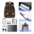 thumbnail image 4 of Fotbe Cool Black Gold Dragon Mochila Ligera Casual para Laptop para Hombres y Mujeres, Mochila Impermeable de Uso Diario, Mochila para Universidad, 4 of 6