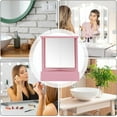 thumbnail image 4 of LAICAIW Vrai Miroir Non Inversant, Miroir Non Inversant, Miroir de Table Triangulaire Fixe pour Image Vraie, Miroir Real Me, Miroir de Maquillage de Table Non Inversant, Miroir de Coiffeuse Non Grossissant, 4 of 7