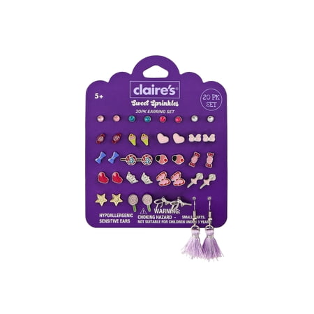 Claire's Multi Earring Studs - Sweet, 20pcs