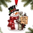 thumbnail image 2 of Tovaris Christmas Gift Ornament, Fillable Acrylic Hanging Ornament, Personalized Money Holder Keepsake Decoration, Christmas Tree Holiday Decor Gift, 2 of 6