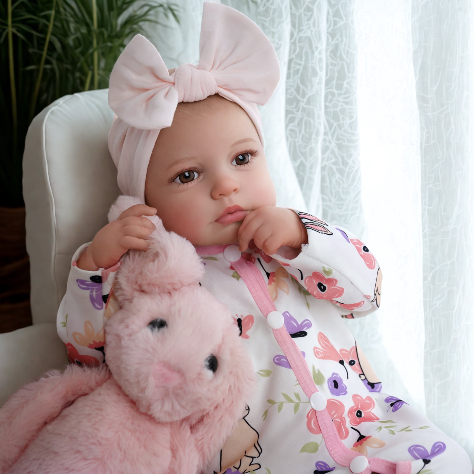 Lifelike Reborn Baby Dolls Girl - Felicia, 17-inch Realistic