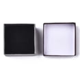 thumbnail image 6 of Cardboard Ring Boxes with Bowknot Ribbon Outside and Black Sponge Inside Square Jewelry Gift Boxes Mixed Color 5~5.3x5~5.3x3.8~4cm Diy, 6 of 7
