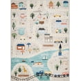 thumbnail image 2 of Rug Branch Soft Steps Playtime City Road Map, Educational Learning Soft Area Rug, Blue Grey - Boys & Girls in Playroom, Nursery, Bedroom, 2 of 8