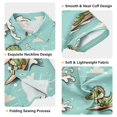 Dailycode Small Short Sleeve Button Down Shirts Cute Crocodile Surfing ...
