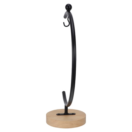 ETEREAUTY Metal Glass Globe Holder with Hanging Design for Elegant Tabletop and Garden Decoration