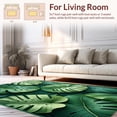 thumbnail image 2 of ODIKA 5'x7' Machine Washable Non-Slip Area Rug, Fresh Tropical Vibe Design High Traffic Rug, Green, 10898, 2 of 7