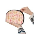 thumbnail image 6 of YFYANG 2 Piece Women's Portable Makeup Bags, Pastel Paisley Pattern Clutch Travel Toilet Bags Cosmetic Organizer, 6 of 7