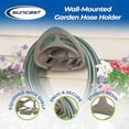 thumbnail image 4 of Suncast Hangout HH150 Outdoor Wall Mounted Durable Resin Garden Hose Holder with Accessories Shelf, Designed for 150 Foot Garden Hoses, Taupe, 1 Pack, 4 of 5