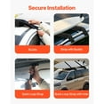 thumbnail image 5 of KFFKFF Soft Roof Rack Pads, 31.5" Universal Car Roof Rack Pad, 176 lbs Load Capacity Carrier with 4 Tie-Down Straps, 2 Quick Loop Straps & Storage Bag for Kayak, SUP, Canoe, Snowboard, Paddle Board, 5 of 9