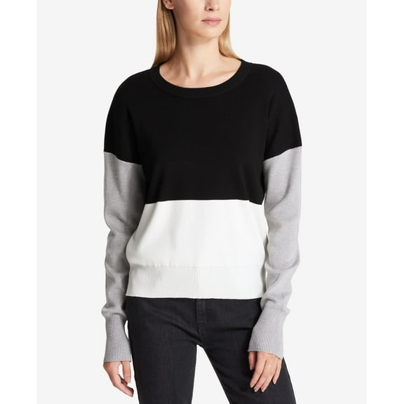 DKNY Colorblocked Sweater Black S