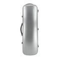 thumbnail image 3 of Yinanstore Étui pour Violon avec Sangles Arrière et Poignée Étui de Transport pour Instruments de Musique Imperméable Antichoc Couverture Rigide Portable Rembourrage Doux Argent, 3 of 8
