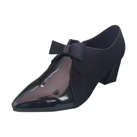 

Summer Bowknot Sequins Women s Shoes Big Size Casual Single Leather Shoes