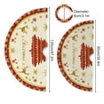 thumbnail image 4 of Ryvnso Christmas Tree Skirt Retro Christmas Tree Xmas Tree Skirts Ornament Home Decorations 35.4", 4 of 6