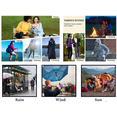 thumbnail image 7 of Rosvigor Women Lightweight Jackets Waterproof Hooded Raincoat Packable Hiking Windbreaker Rain Jacket With Pockets, 7 of 7