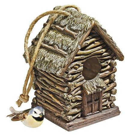 Design Toscano Backwoods Bird House Collection: Cottage