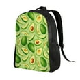 thumbnail image 2 of Cauagu Green Avocado Print Backpacks,Travel Daypack Casual Laptop Backpack Bookbag Fits 15 Inch Computer for Men Women, 2 of 8