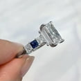 thumbnail image 2 of Pretty Women Anniversary Jewelry Cubic Zircon 925 Silver Rings Gifts Sz 6-10, 2 of 5
