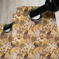 thumbnail image 3 of Ambesonne Tiger Grommet Curtain, Tropical Bengal Toucan, 50" x 120", Earth Yellow Dark Blue, 3 of 6