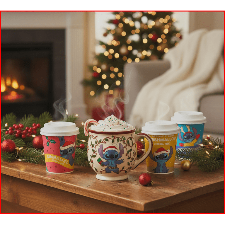 Stitch Holiday 9 Cocoa Cups Kit - Walmart.com
