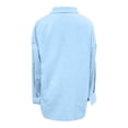 thumbnail image 5 of Shorts Set for Women Two Piece Sets Button Down Blouse and Shorts Spring Clothes Outfit for Women, 5 of 5