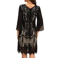thumbnail image 2 of Vestido COOAN con lentejuelas de encaje formal y coctel para invitadas a la boda, 2 of 9