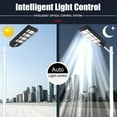 thumbnail image 2 of ECSEE Outdoor Solar Street Lights Waterproof Security Light W/RGB Side Lighting, Timing & Remote, Motion Sensor Wall Light, Dusk to Dawns, Idear for Garden Courtyard Street Walkway Lighting, 2 of 13
