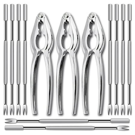 

Seafood Tools Set Nut Crackers of 13Pcs Seafood Opener Tool Set 3 Pcs Lobster Crackers/ Crackers